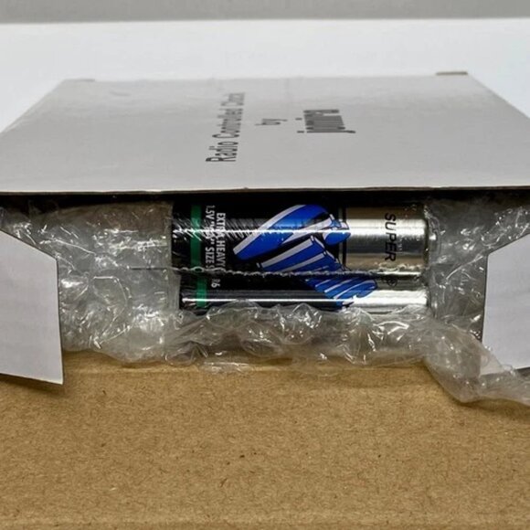 Radio Controlled Clock RCC Battery Operate Silver LCD Temp Alarm Calendar Jomira - Picture 3 of 4